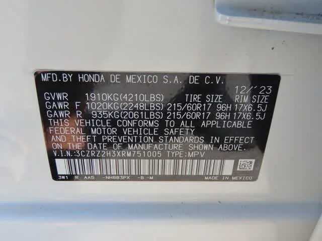 2024 Honda HR-V LX - Photo 25