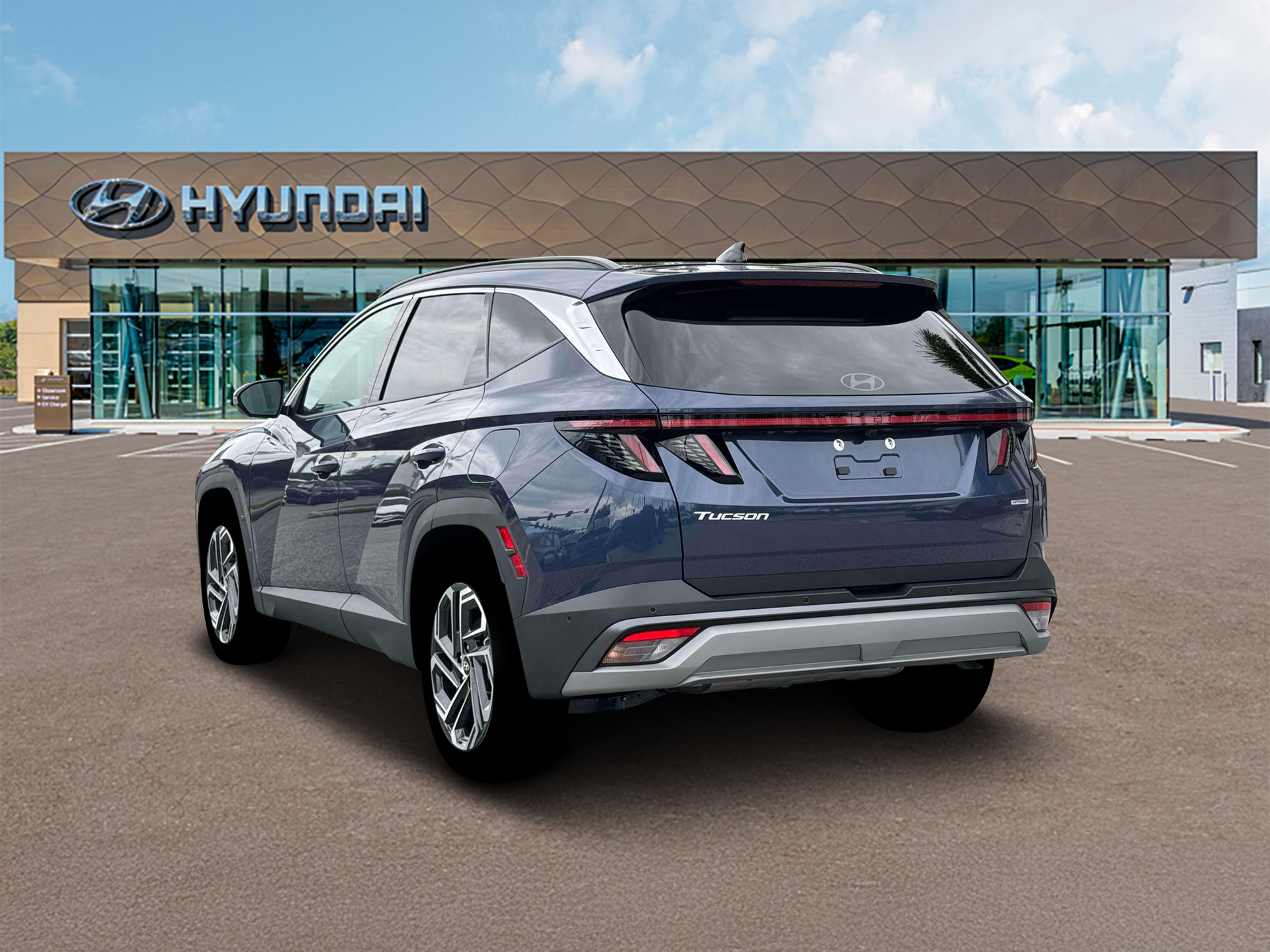 New 2026 Blue Hyundai Limited AWD image 5