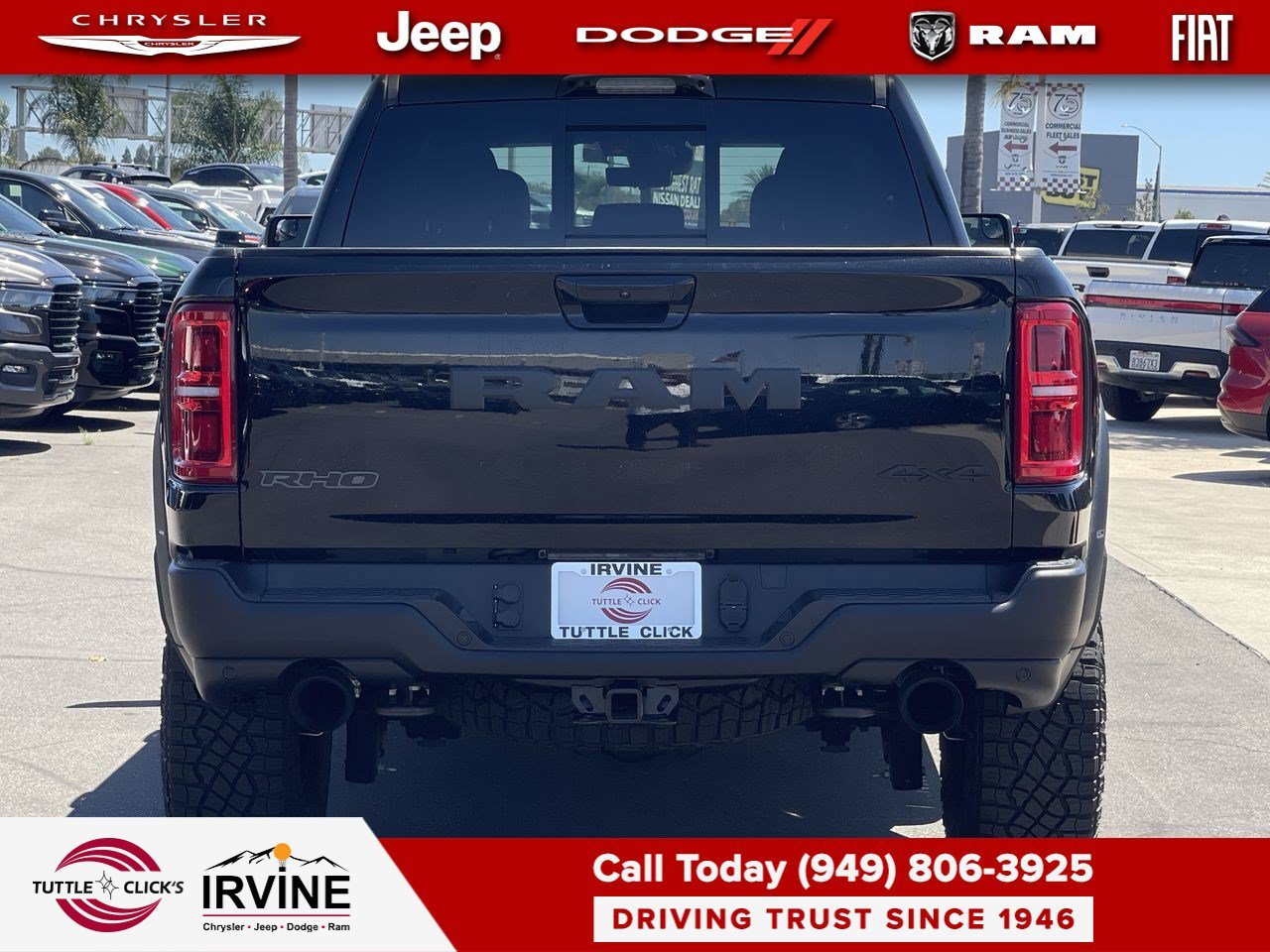 New 2026 Diamond Black Crystal Pearl-Coat Exterior Paint RAM RHO image 5