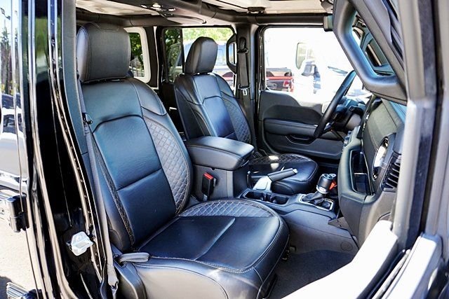 Used 2021 Black Jeep 4-Door Sahara High Altitude 4xe image 16