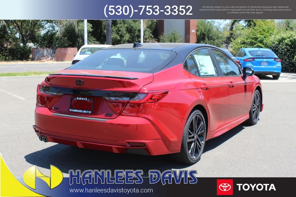 New 2026 Supersonic Red with Midnight Black Metallic roof Toyota XSE image 7