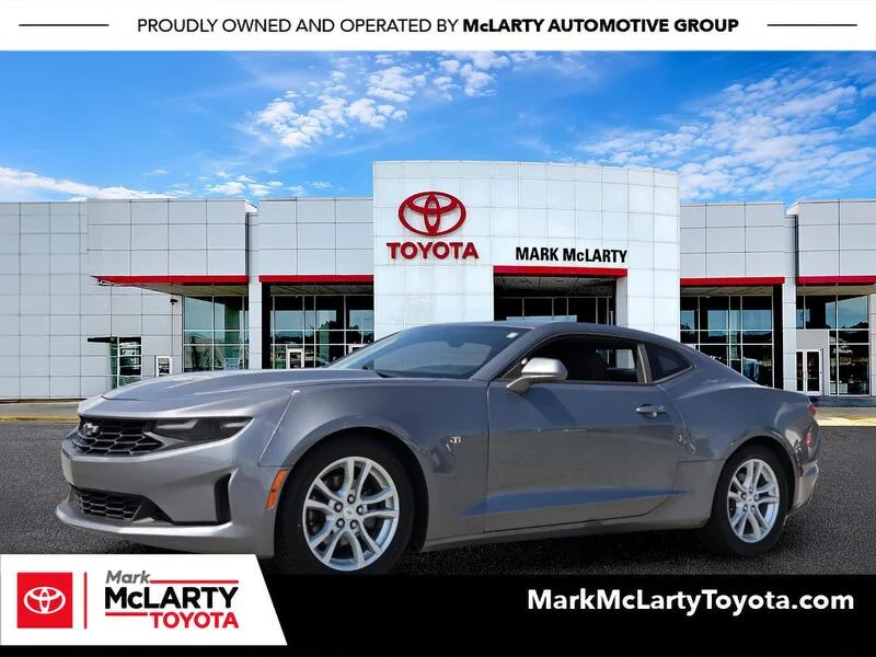 Used 2021 Steel Gray Metallic CHEVROLET 2DR CPE 1LS image 1