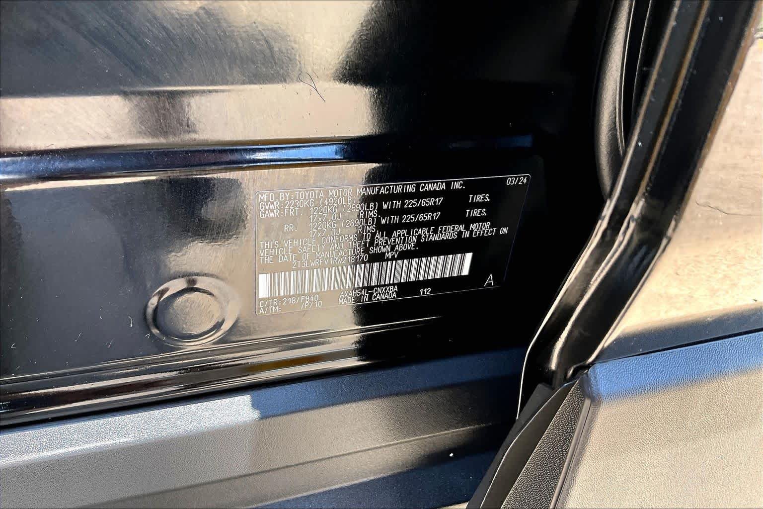 Used 2024 Midnight Black Metallic Toyota Hybrid LE image 34