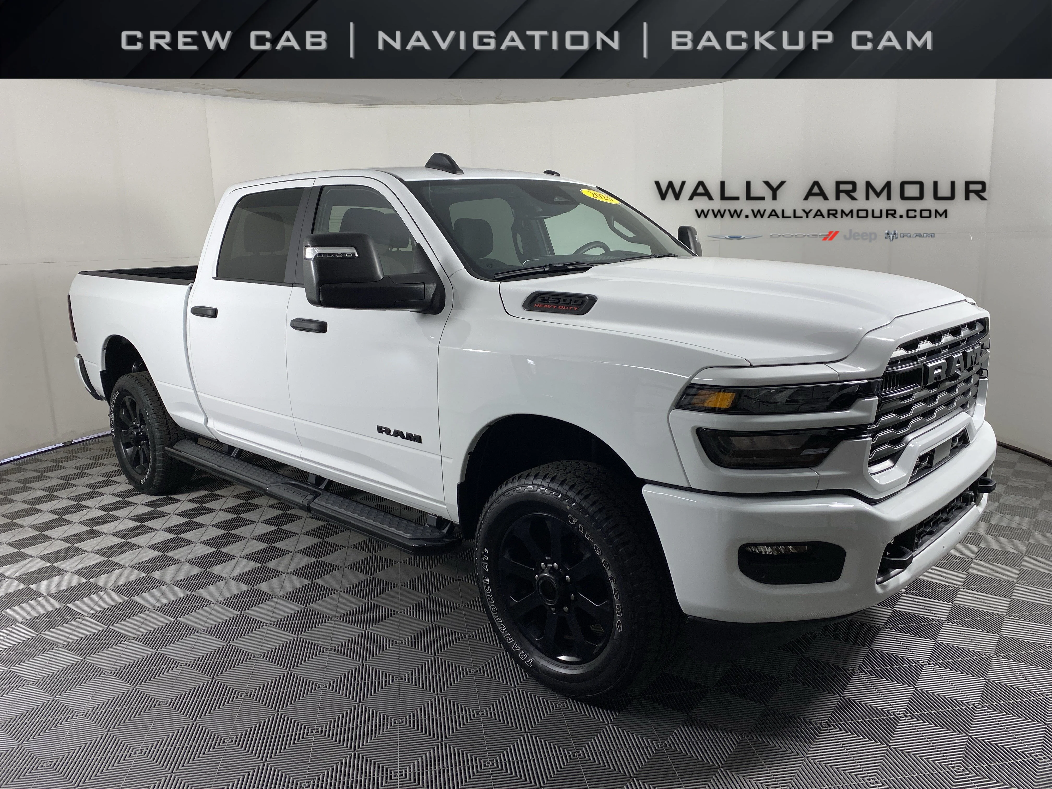 Used 2025 Bright White Clearcoat Ram Big Horn image 1