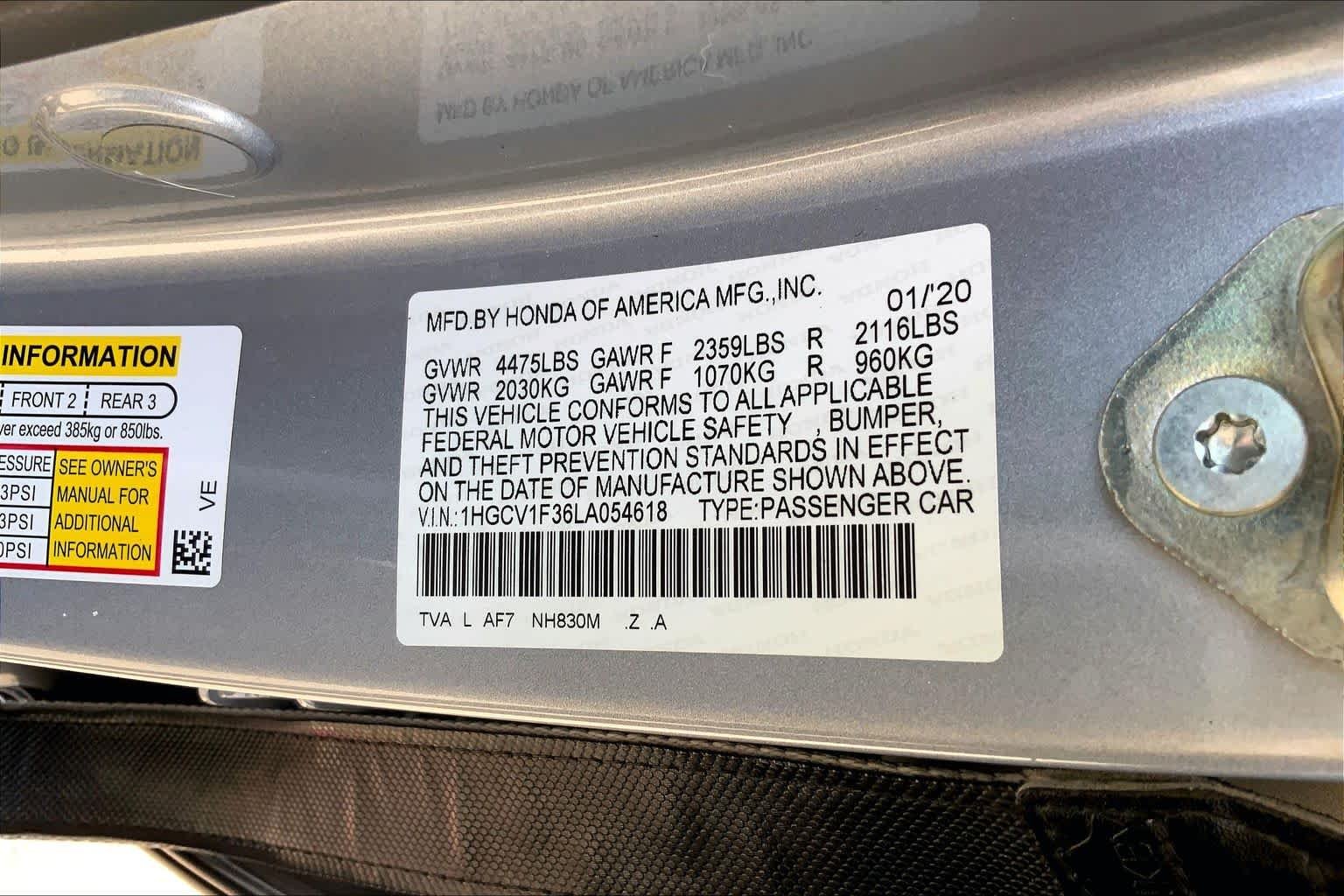 Used 2020 Lunar Silver Metallic Honda Sport image 34