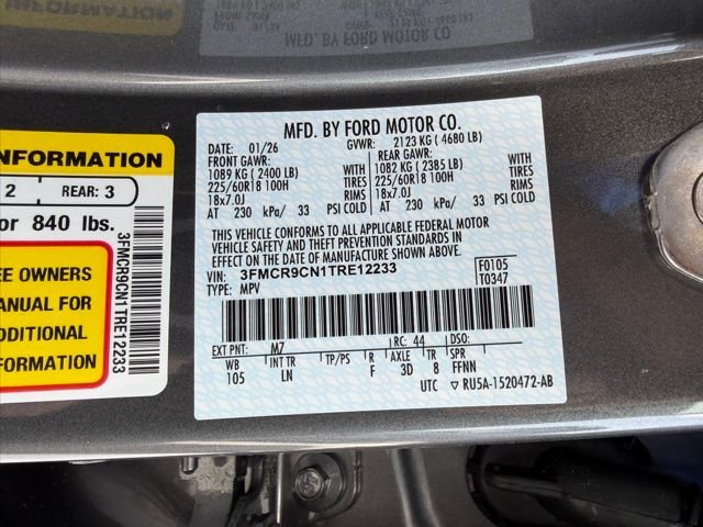 New 2026 Carbonized Gray Metallic Ford Outer Banks® image 45