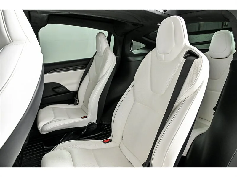 Used 2022 Red Multi-Coat Tesla Plaid image 16