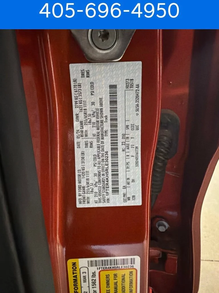 Pre-Owned 2024 Ford Ranger LARIAT