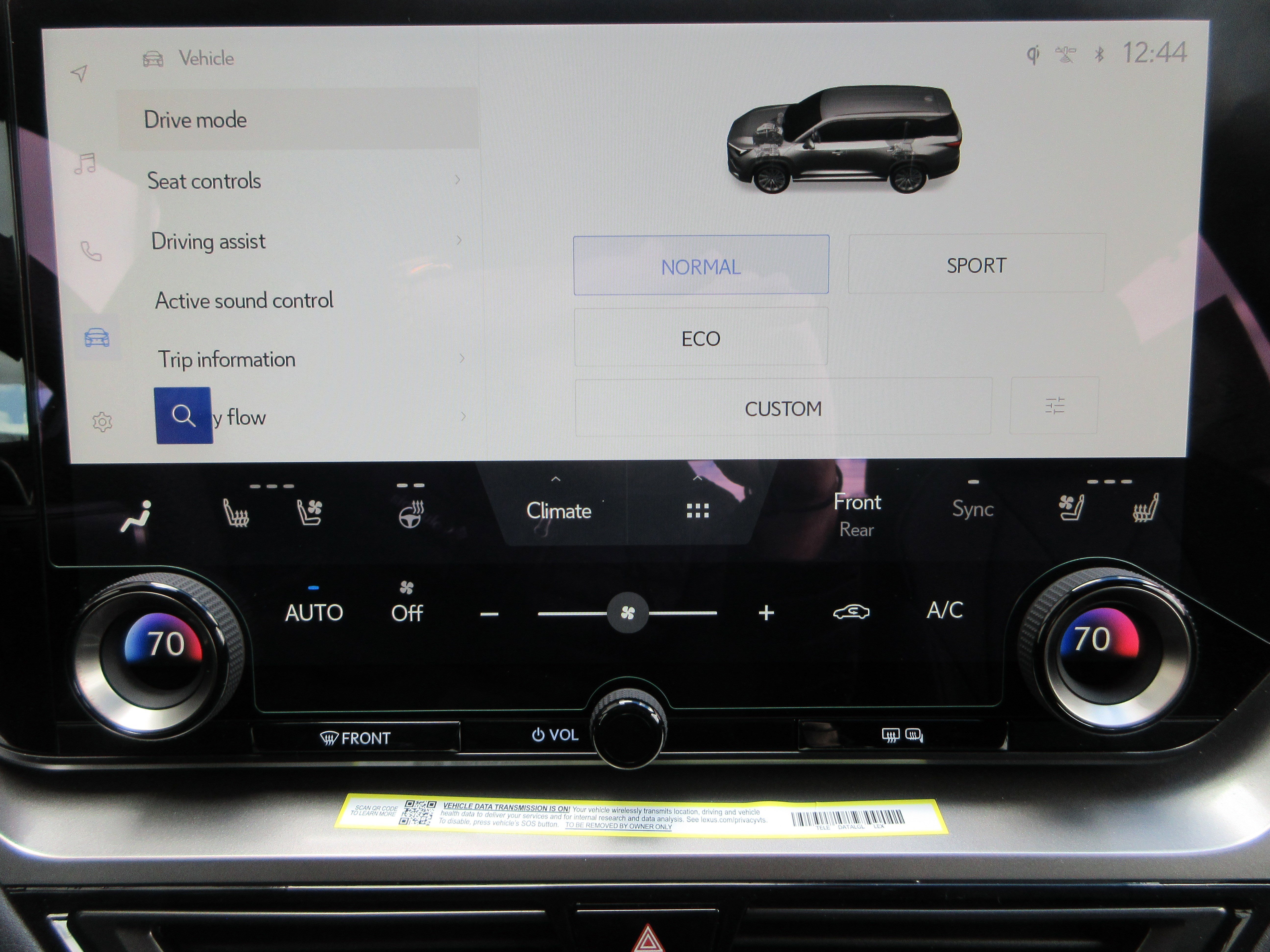 New 2026 Caviar Lexus F SPORT PERFORMANCE PREMIUM AWD image 44