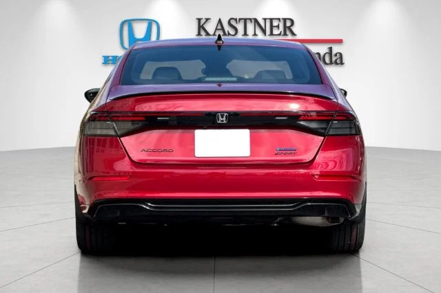 New 2026 Radiant Red Metallic Honda Sport-L Hybrid image 5