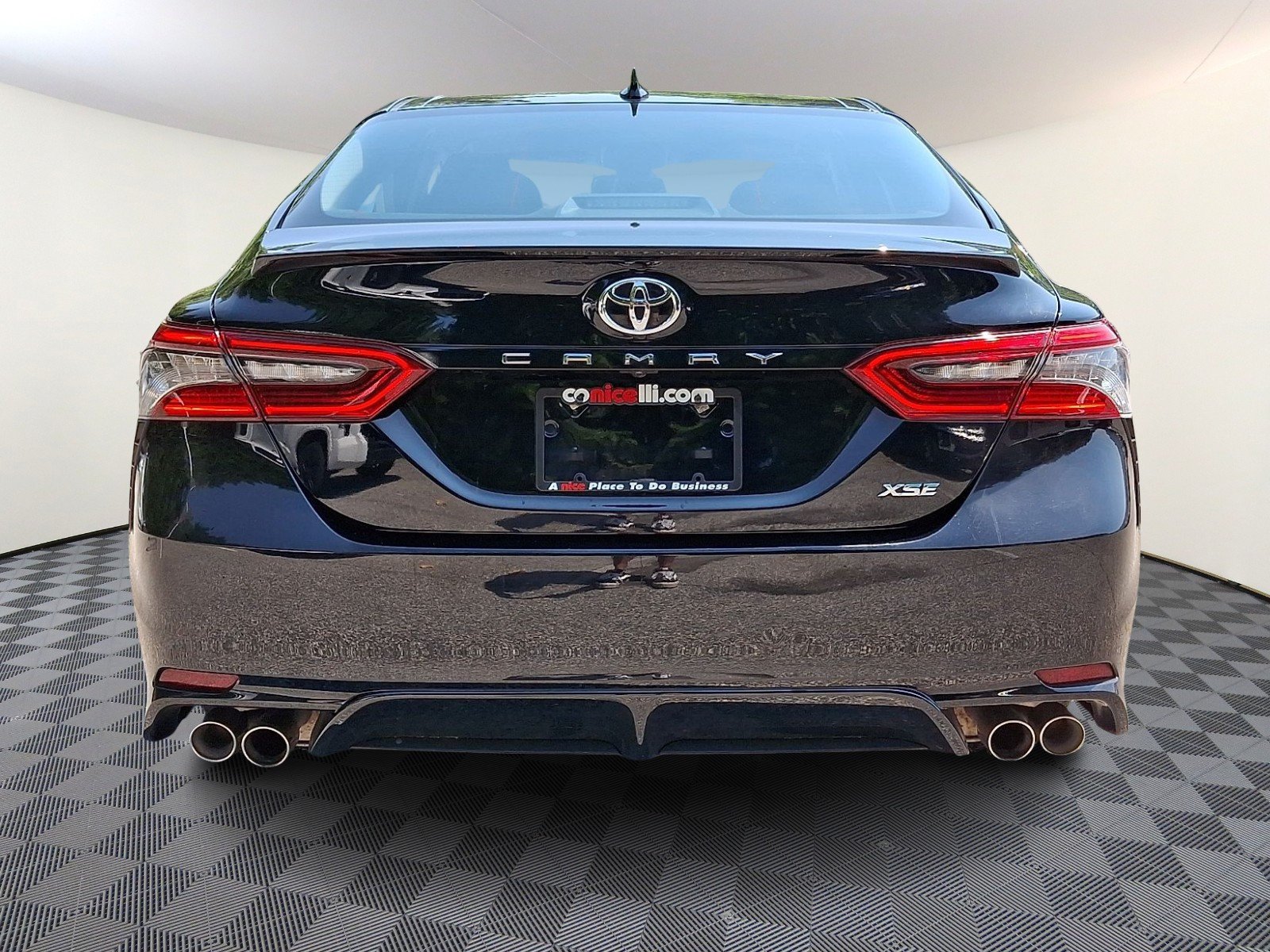 Used 2024 Midnight Black Metallic   218 Toyota XSE image 4