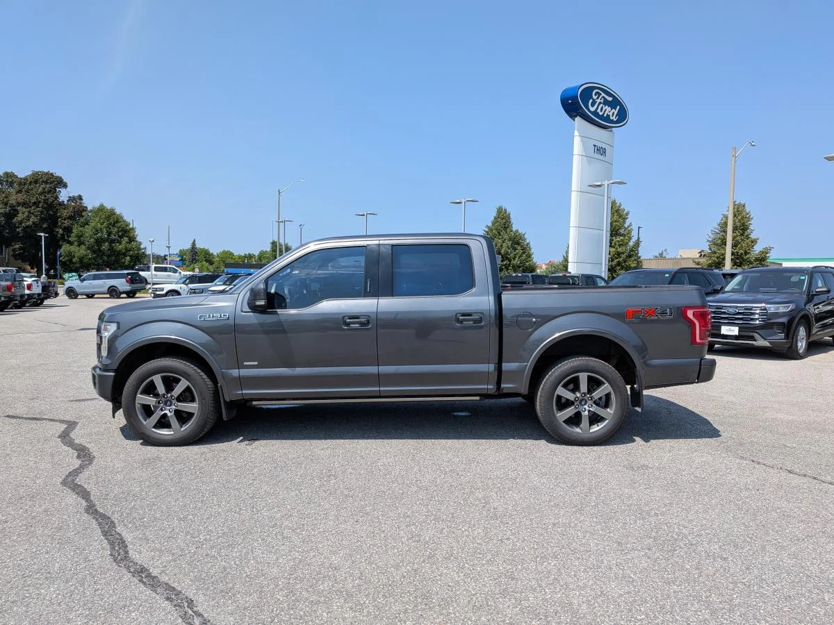 Used 2017 Grey Ford 4WD SuperCrew 145" Lariat image 10