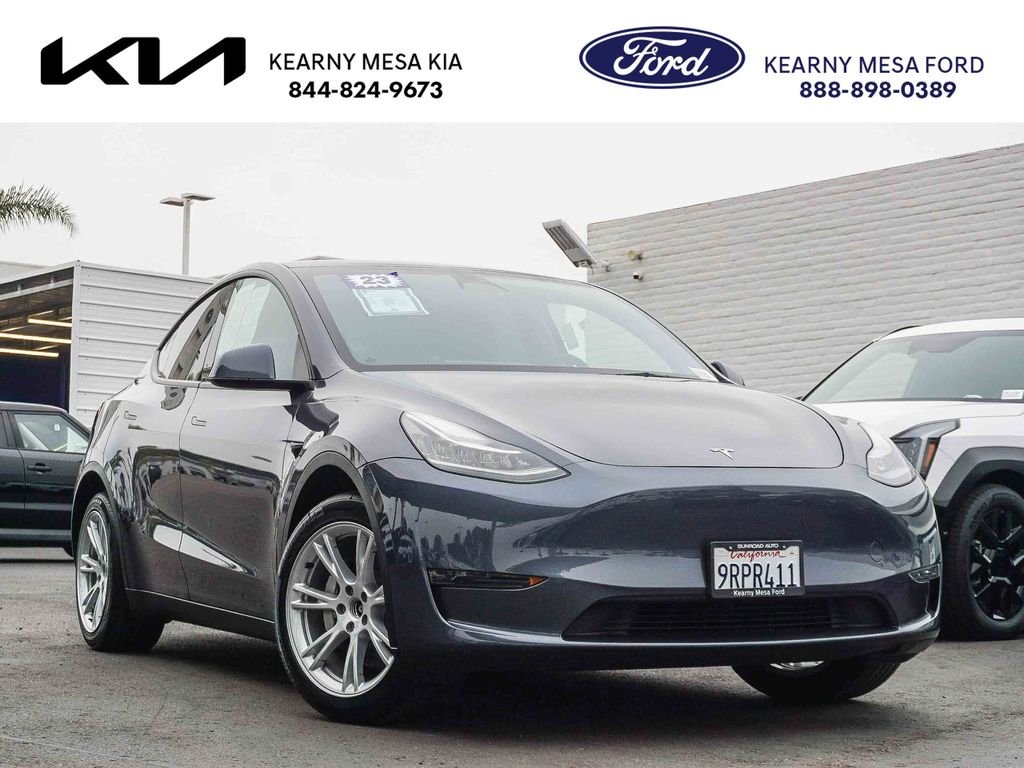 Used 2023 Gray Tesla Long Range image 1