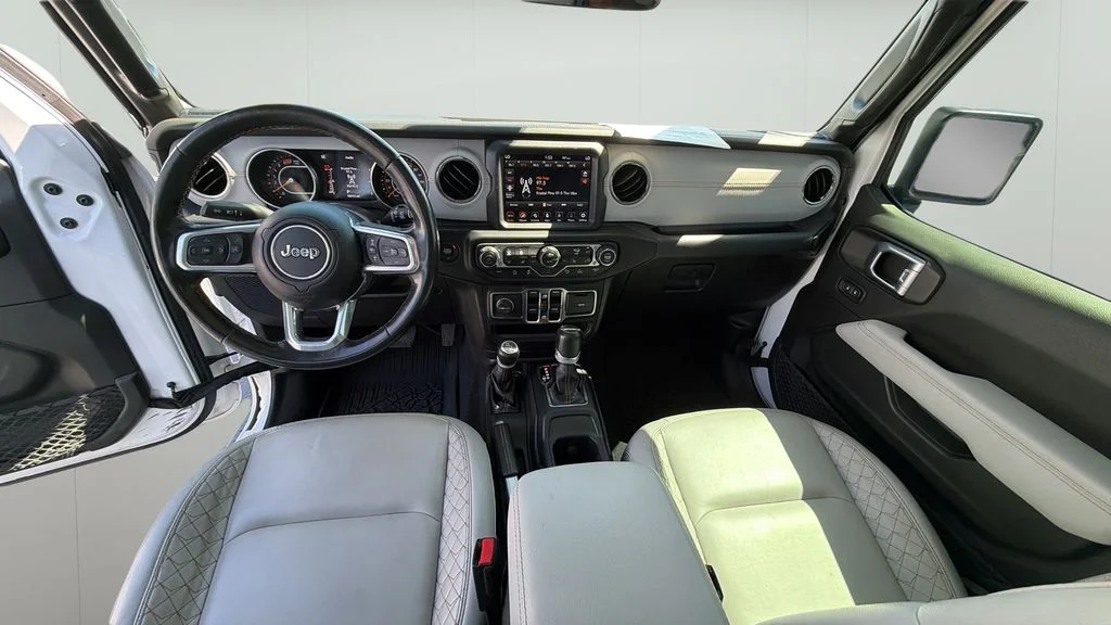 Used 2021 White Jeep Unlimited Sahara High Altitude image 20