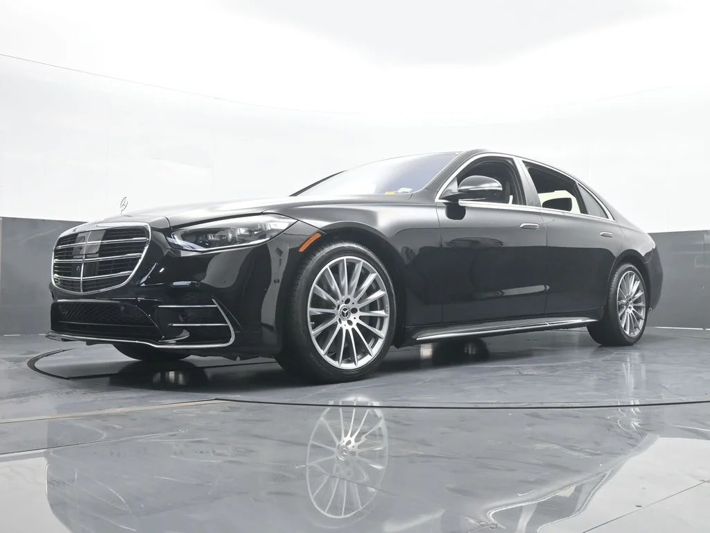 Used 2021 Obsidian Black/designo Diamon White Mercedes-Benz S 580 image 65