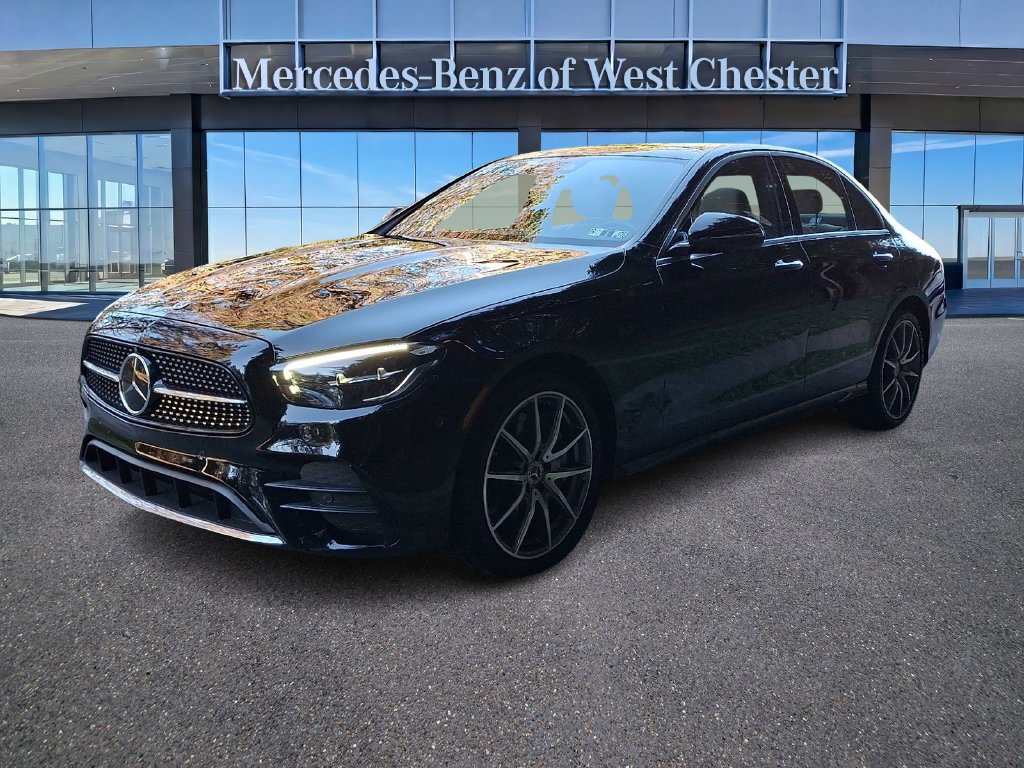 Certified Used 2023 Black Mercedes-Benz E 350 image 3