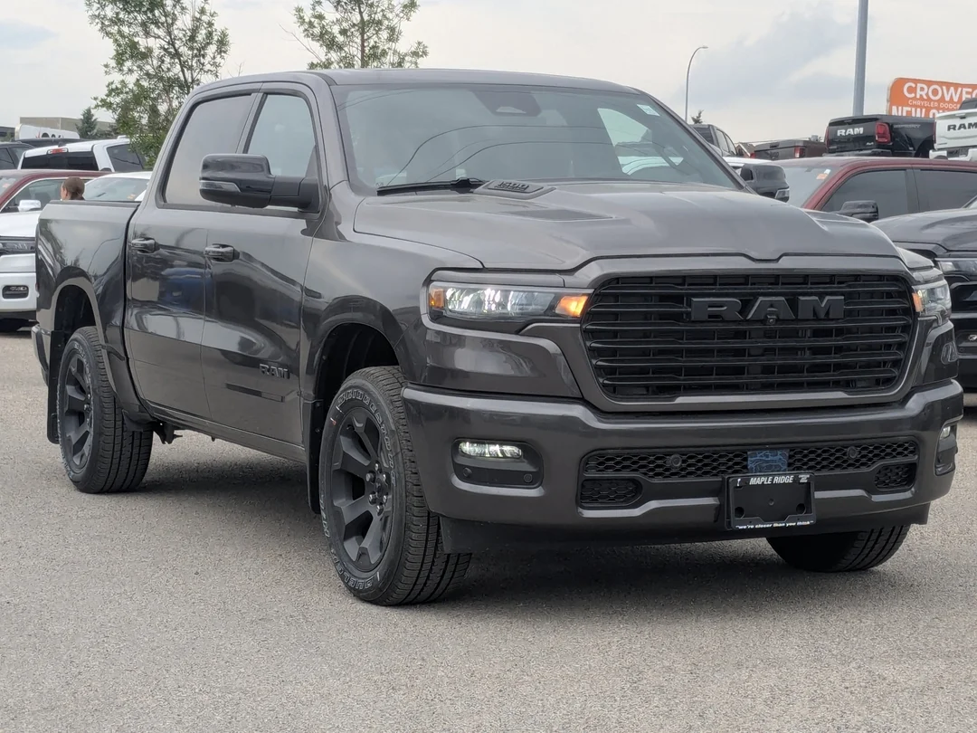 New 2026 Grey RAM Sport - - 4x4 - Panoramic Sunroof - Hurricane Turbo & More! image 2