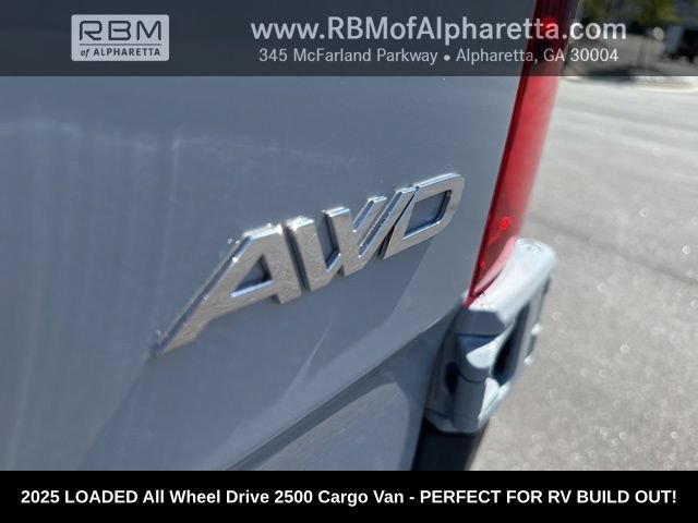 New 2025 Silver Gray Mercedes-Benz 2500 High Roof All Wheel Drive with 144 Wheel Base image 14