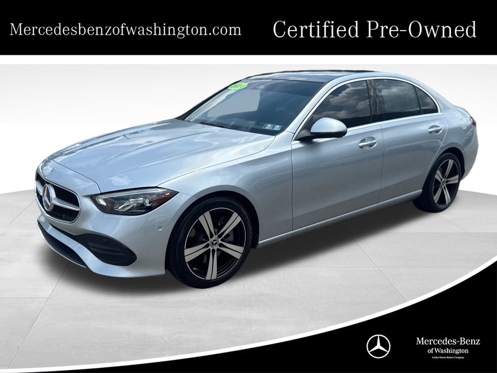 Certified Used 2024 Silver Mercedes-Benz C 300 image 1