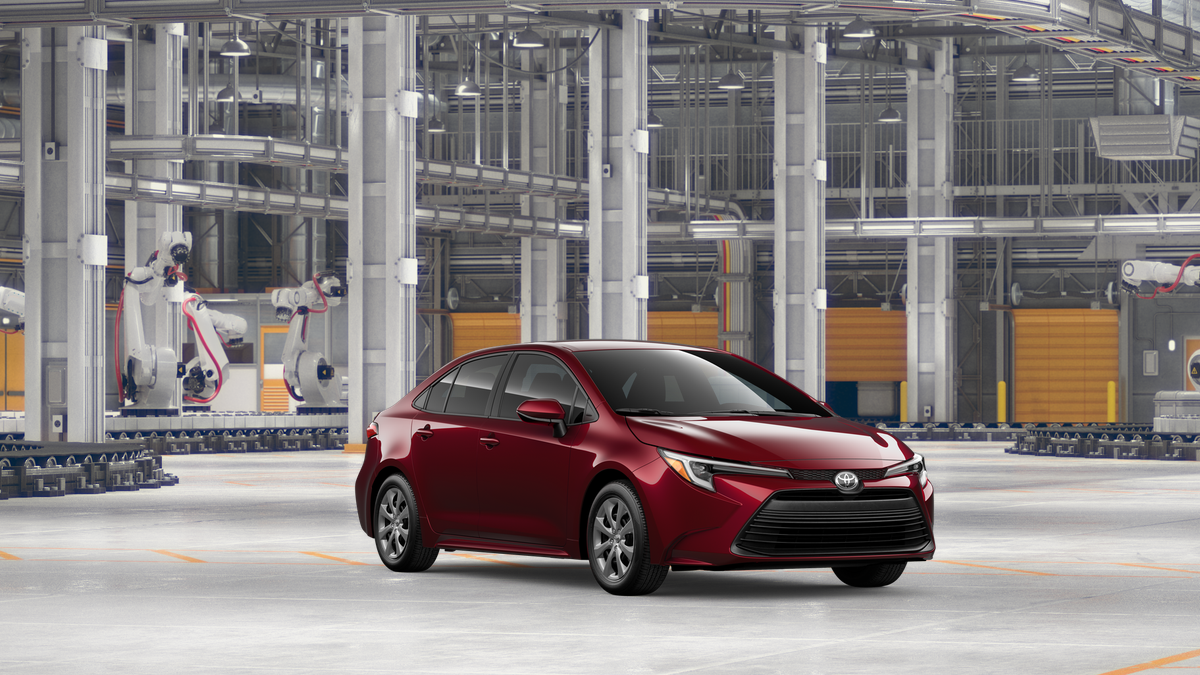 New 2027 Ruby Flare Pearl Toyota Hybrid LE image 15
