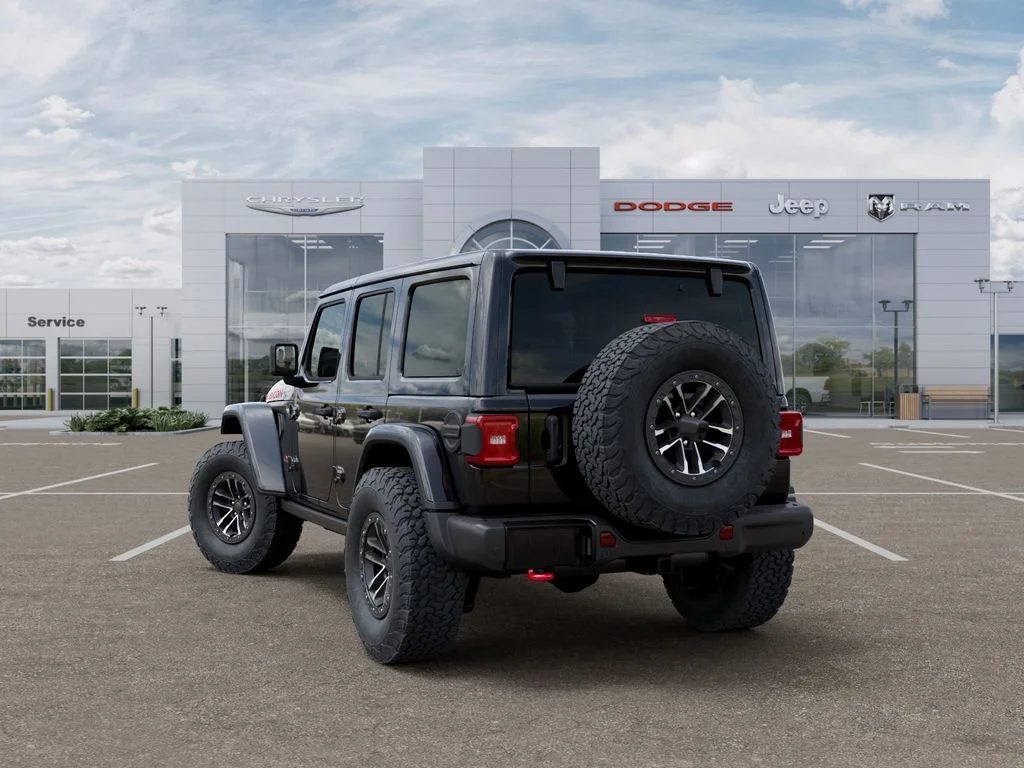 New 2026 Black Clearcoat Jeep Rubicon X image 3