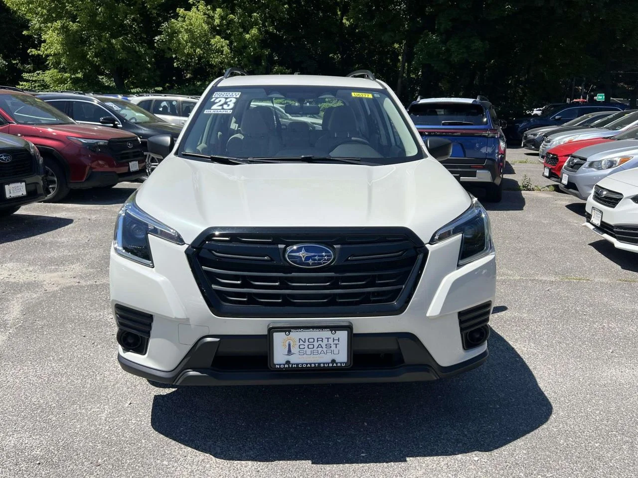 Used 2023 Crystal White Pearl Subaru Base image 8