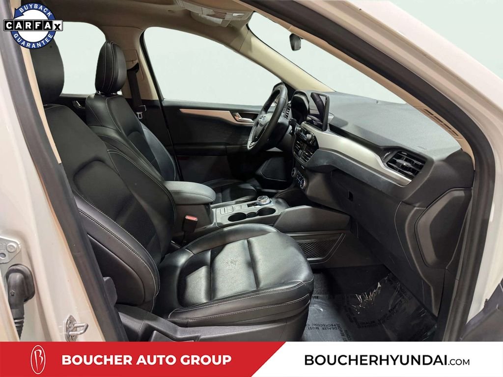 Used 2020 White Metallic Ford SEL image 26