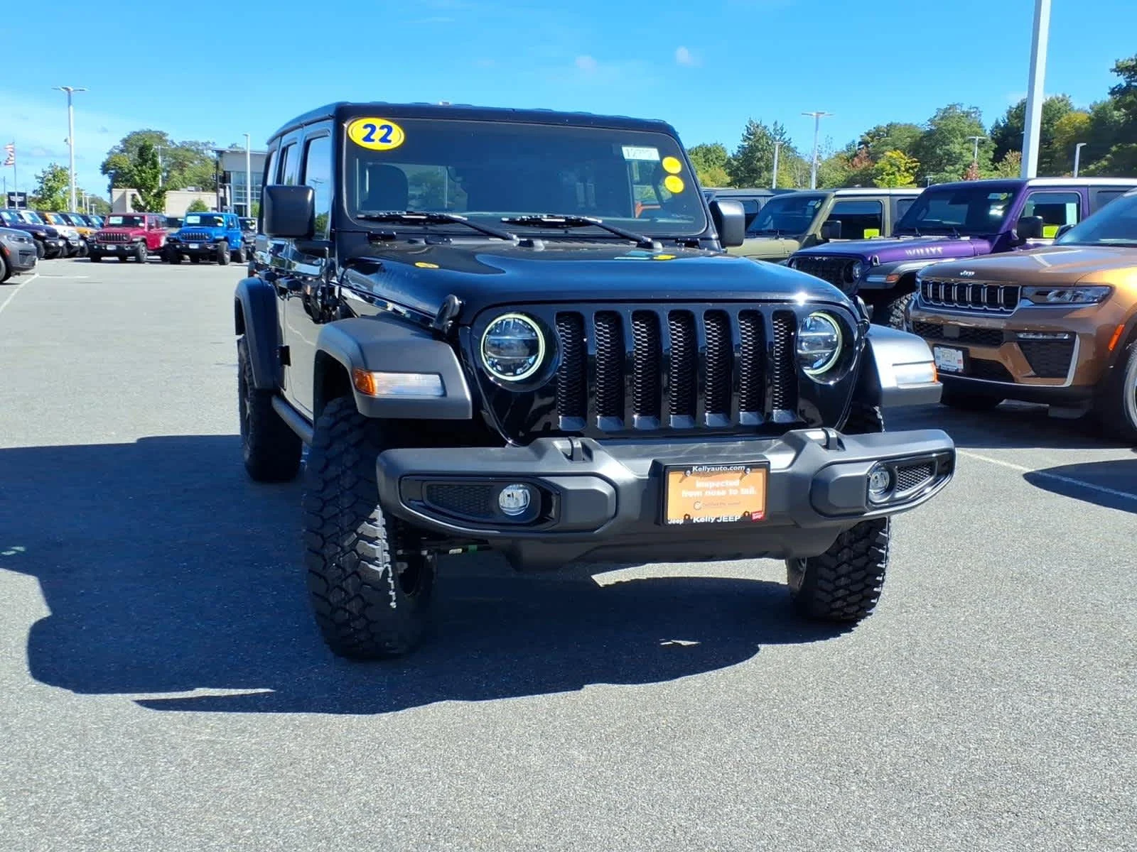 Certified Used 2022 Black Clearcoat Jeep Unlimited Willys image 4