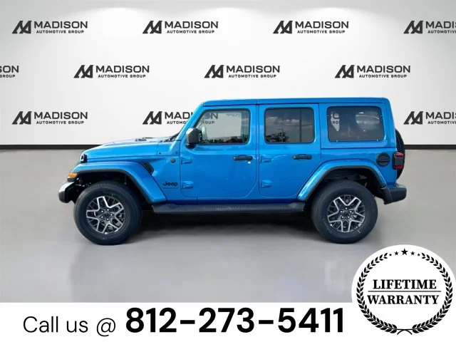 New 2025 Blue Jeep Sahara image 8