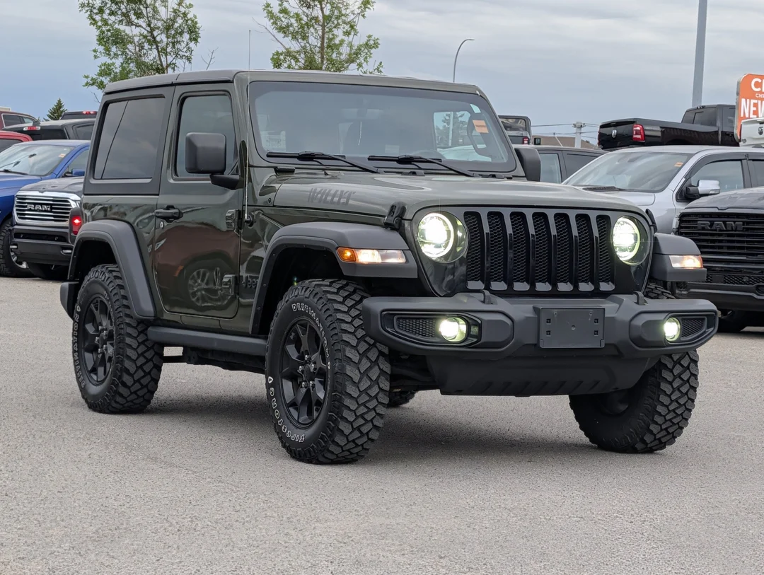 Certified Used 2022 Green Jeep Willys - - Tech Grp - Cold Weather - Uconnect NAV & Sound! image 2