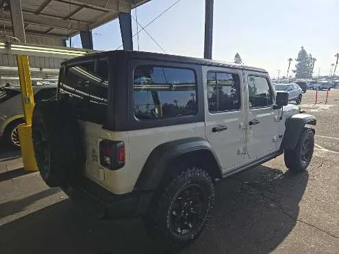 Used 2023 Bright White Clearcoat Jeep  image 4