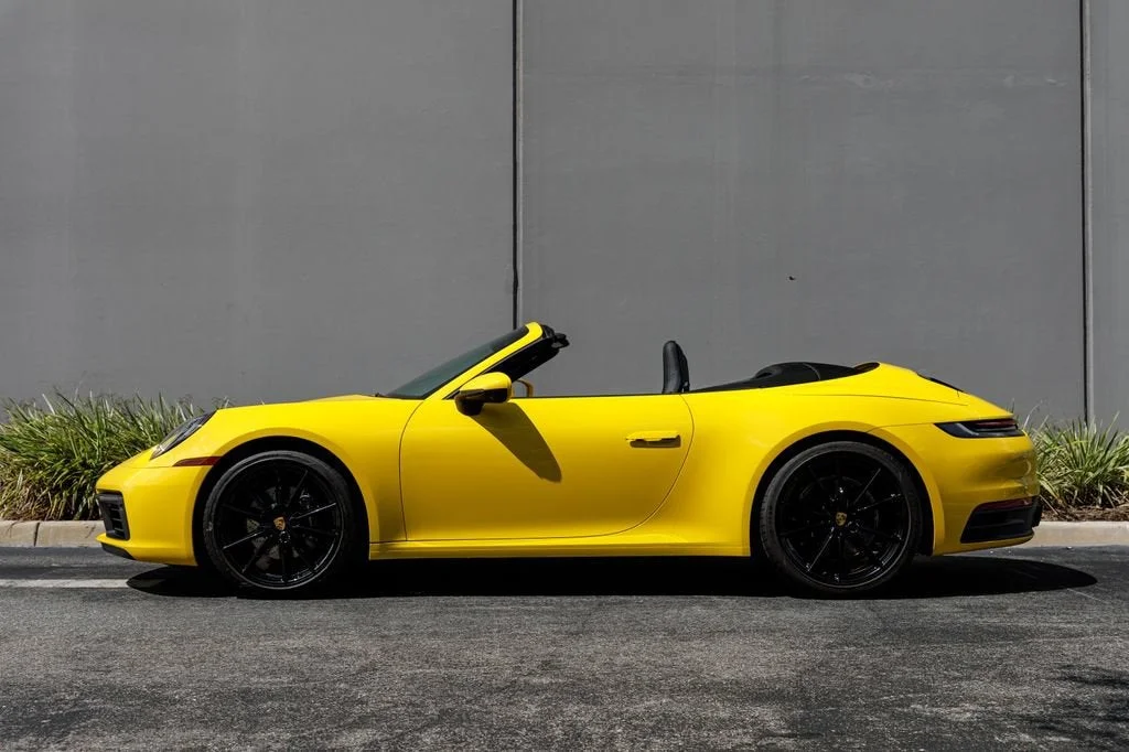 Used 2022 Racing Yellow Porsche Carrera image 2