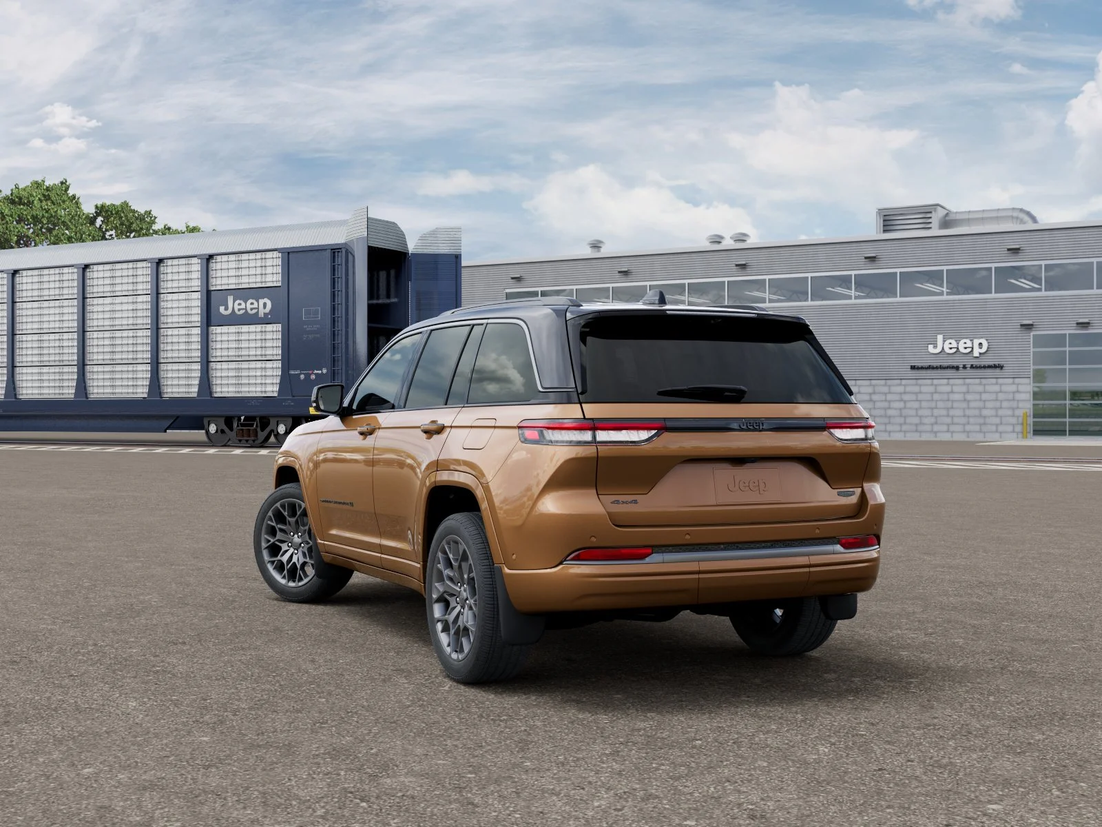 New 2026 Copper Shino Metallic Clear-Coat Exterior Paint Jeep Summit image 3