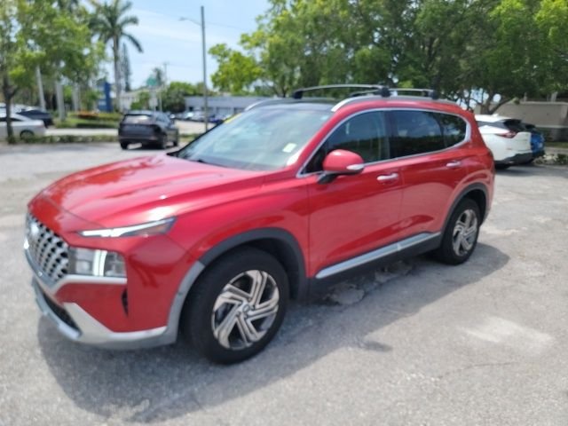 Used 2021 Red Hyundai SEL image 2
