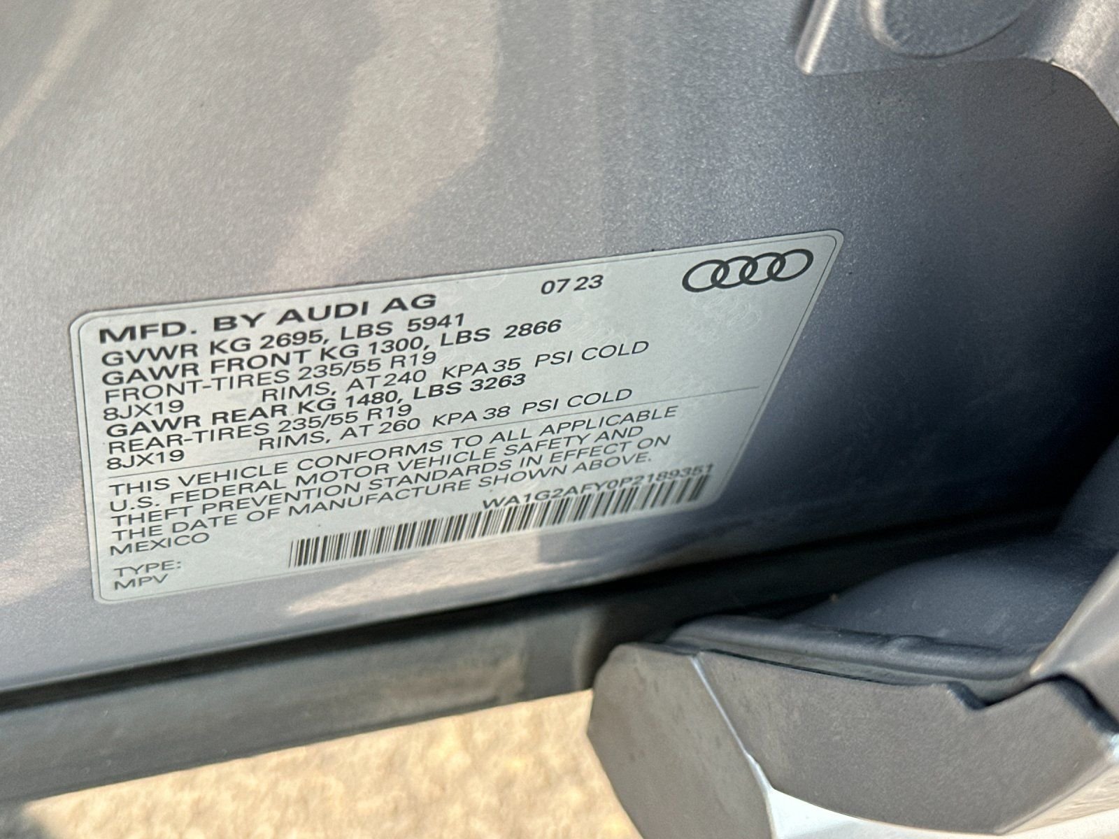 Used 2023 Silver Audi 55 Premium image 33