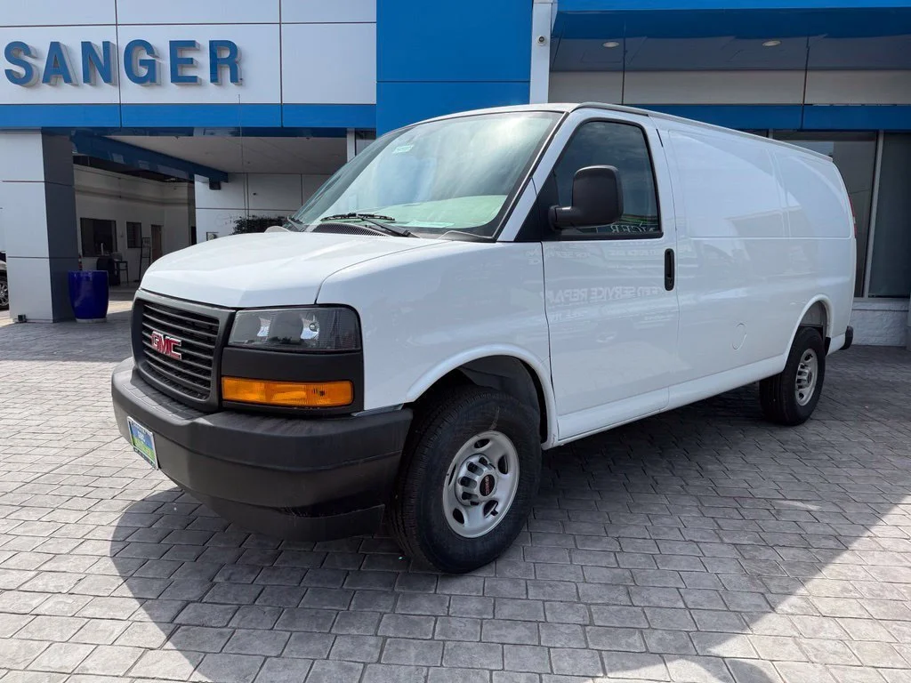 New 2026 Summit White GMC Work Van image 3