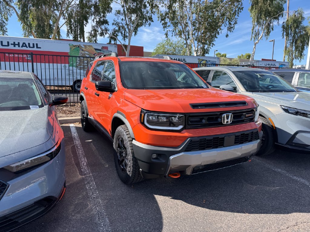 New 2026 Sunset Orange Honda TrailSport Elite image 3