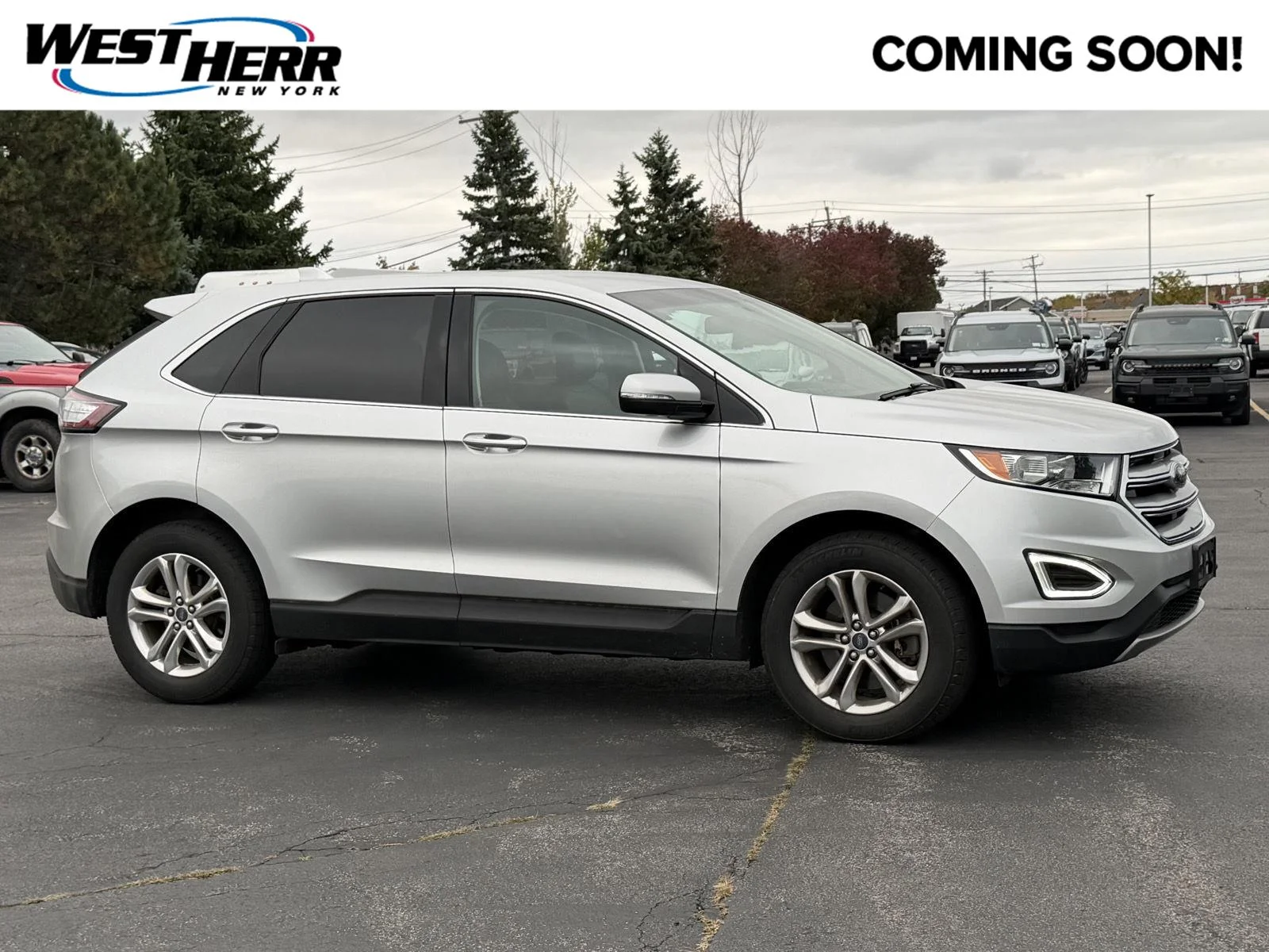 Used 2018 Ingot Silver Ford SEL image 1