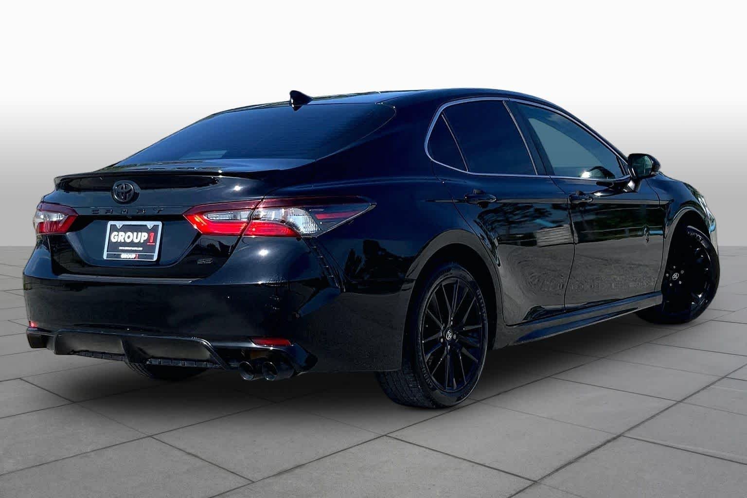 Used 2023 Midnight Black Metallic Toyota SE Nightshade image 13
