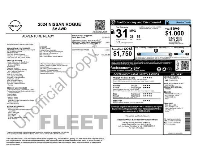 Used 2024 Black Nissan SV image 38