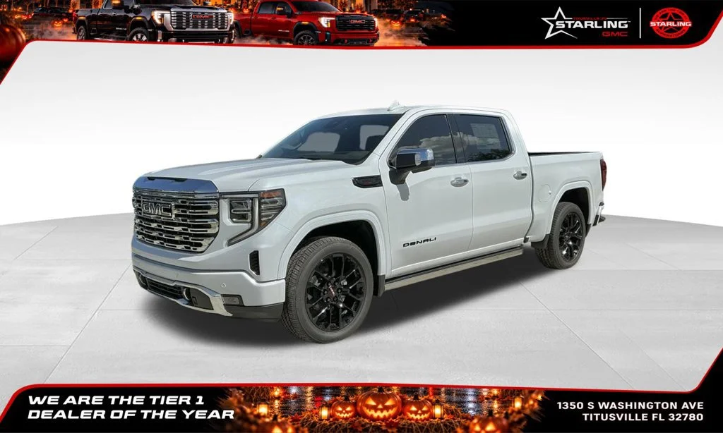 New 2026 Glacier White Tricoat GMC Denali image 1