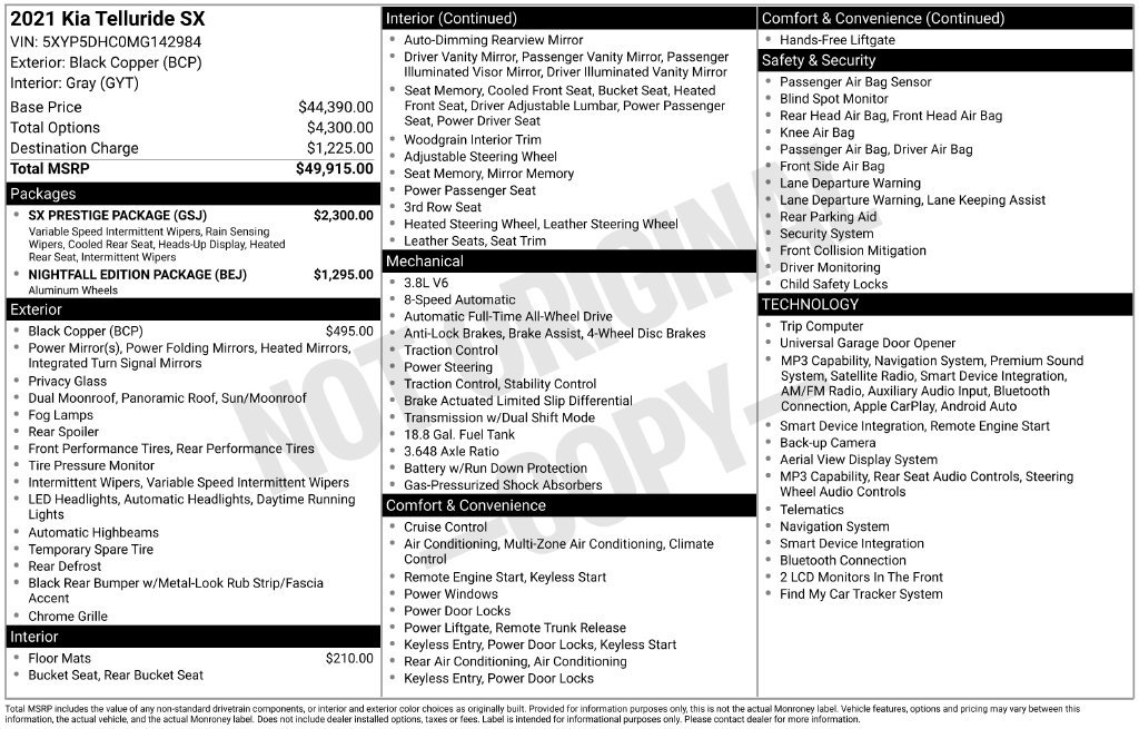 Used 2021 Black Kia SX image 14
