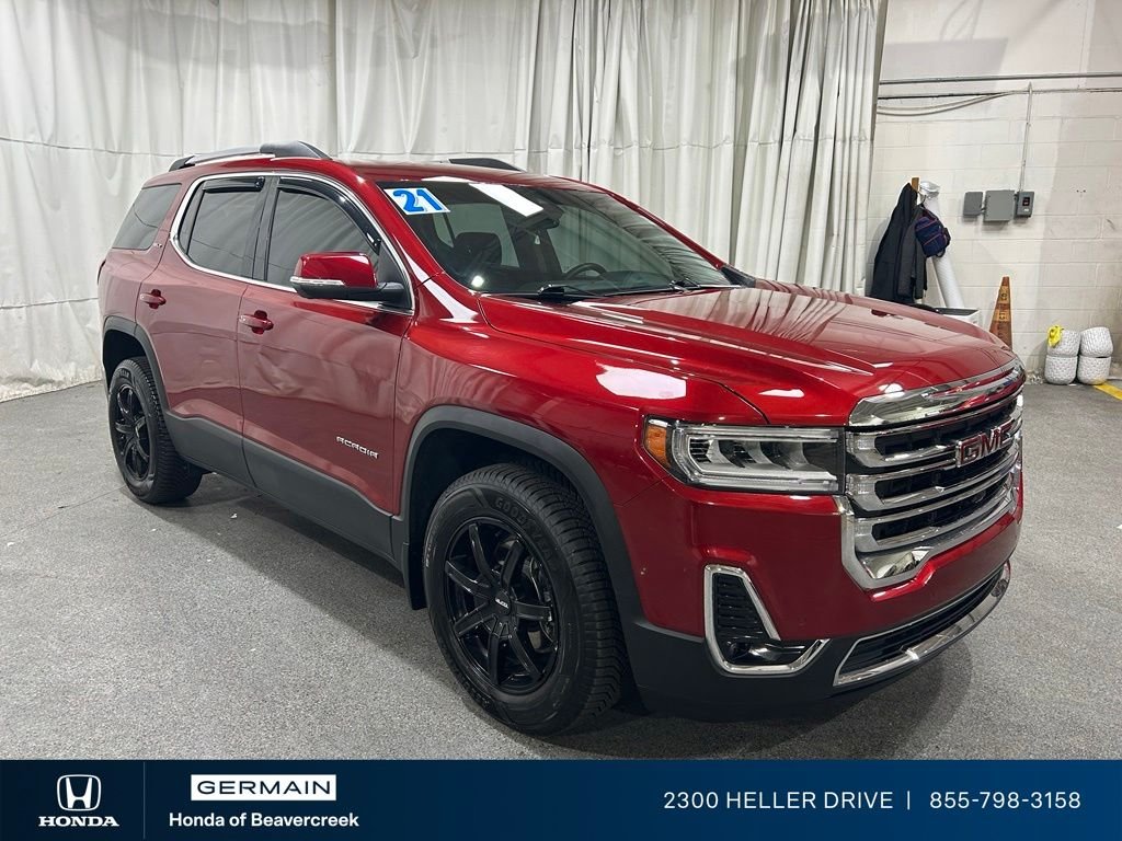 Used 2021 Cayenne Red Tintcoat GMC SLT image 2