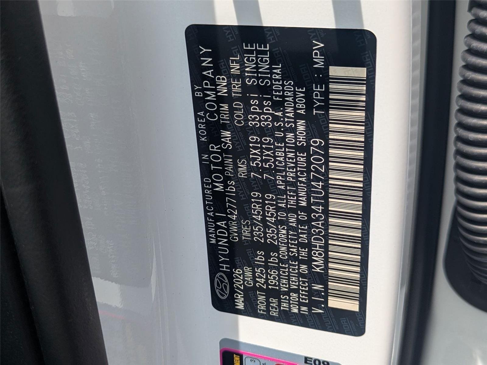 New 2026 Atlas White Hyundai SEL Premium image 21