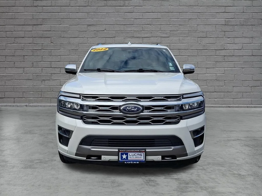 Used 2022 Star White Metallic Tri-Coat Ford Platinum image 4