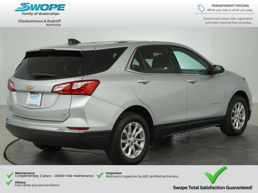 Used 2018 Silver Ice Metallic Chevrolet LT image 3