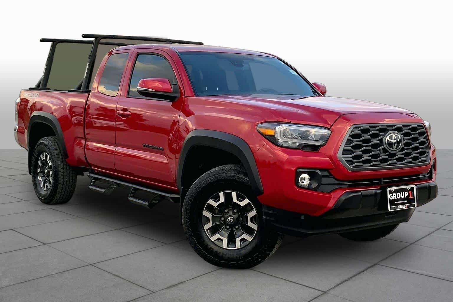 Used 2023 Barcelona Red Metallic Toyota TRD Off Road image 3