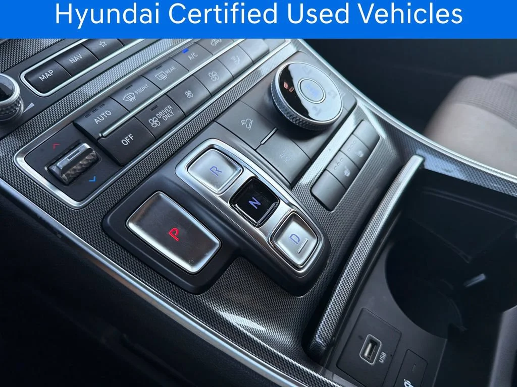 Certified Pre-Owned 2023 Hyundai Santa Fe Hybrid Blue