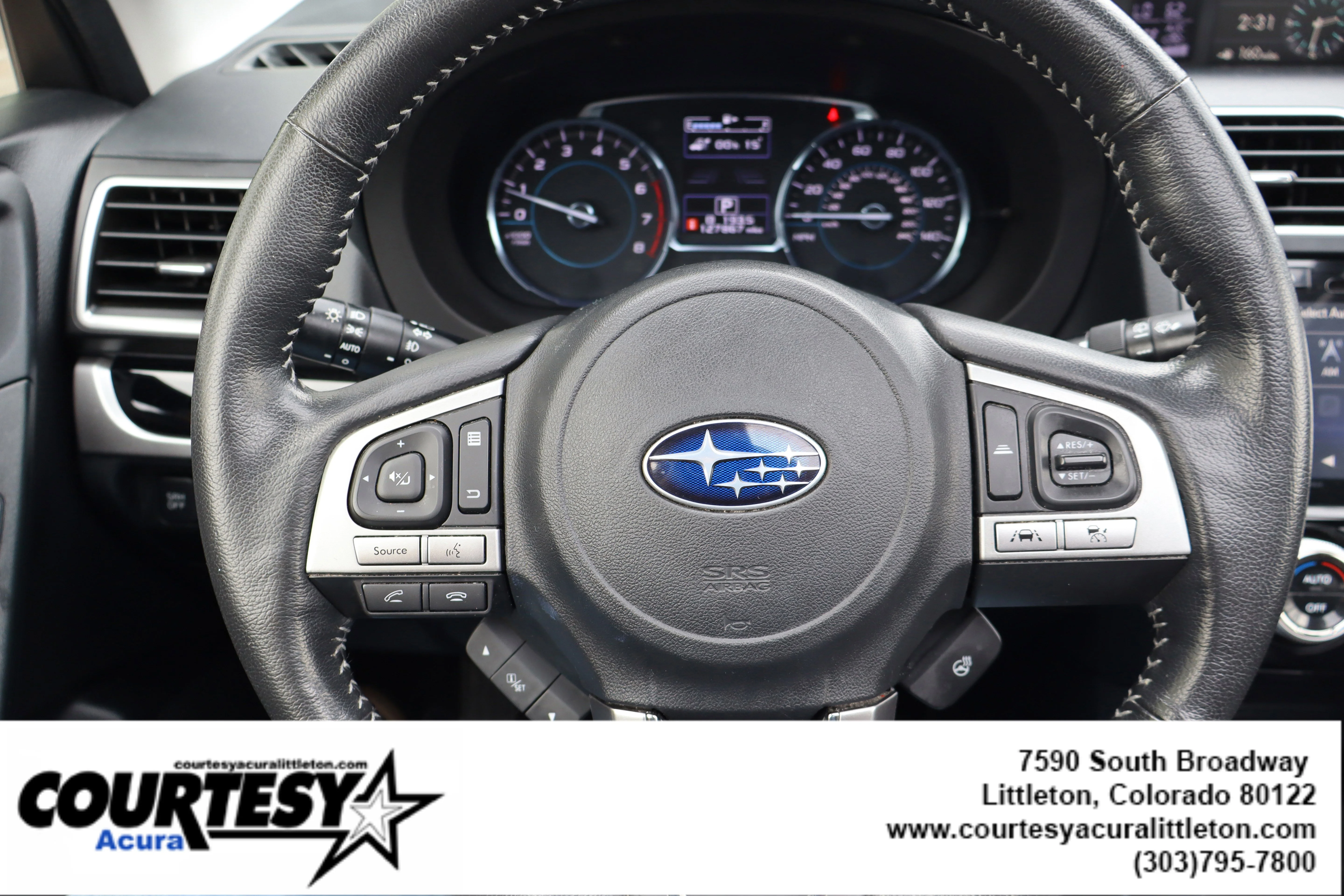 Used 2018 Quartz Blue Pearl Subaru Touring image 10