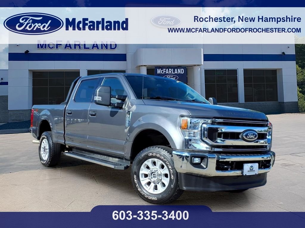 Certified Used 2022 Gray Metallic Ford XLT image 1